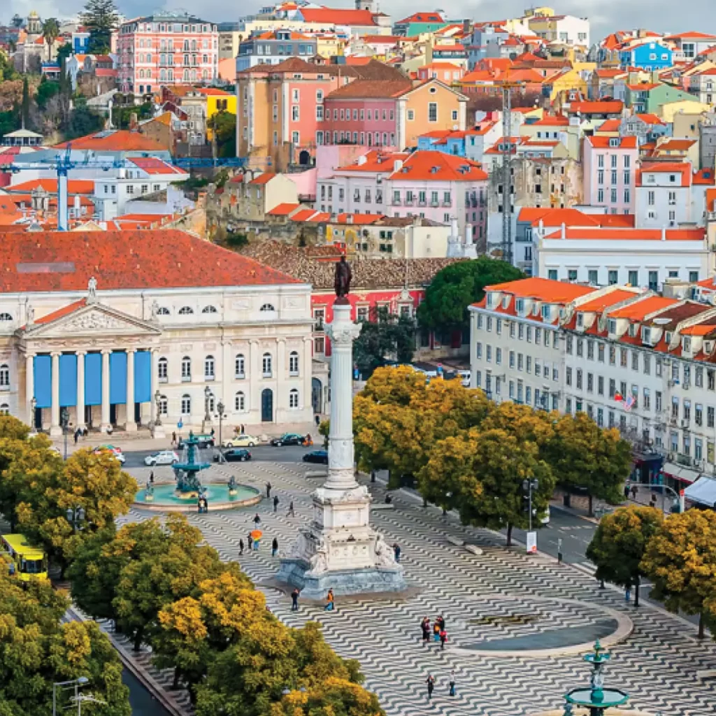 Lisbon, in western Portugal on the estuary pf the Tagus River